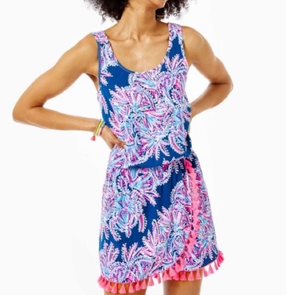 Lilly Pulitzer Pants - Lilly Pulitzer Jarrett Romper - L